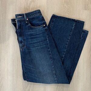 MOTHER Women's Dark Blue The Half Pipe Ankle Jeans